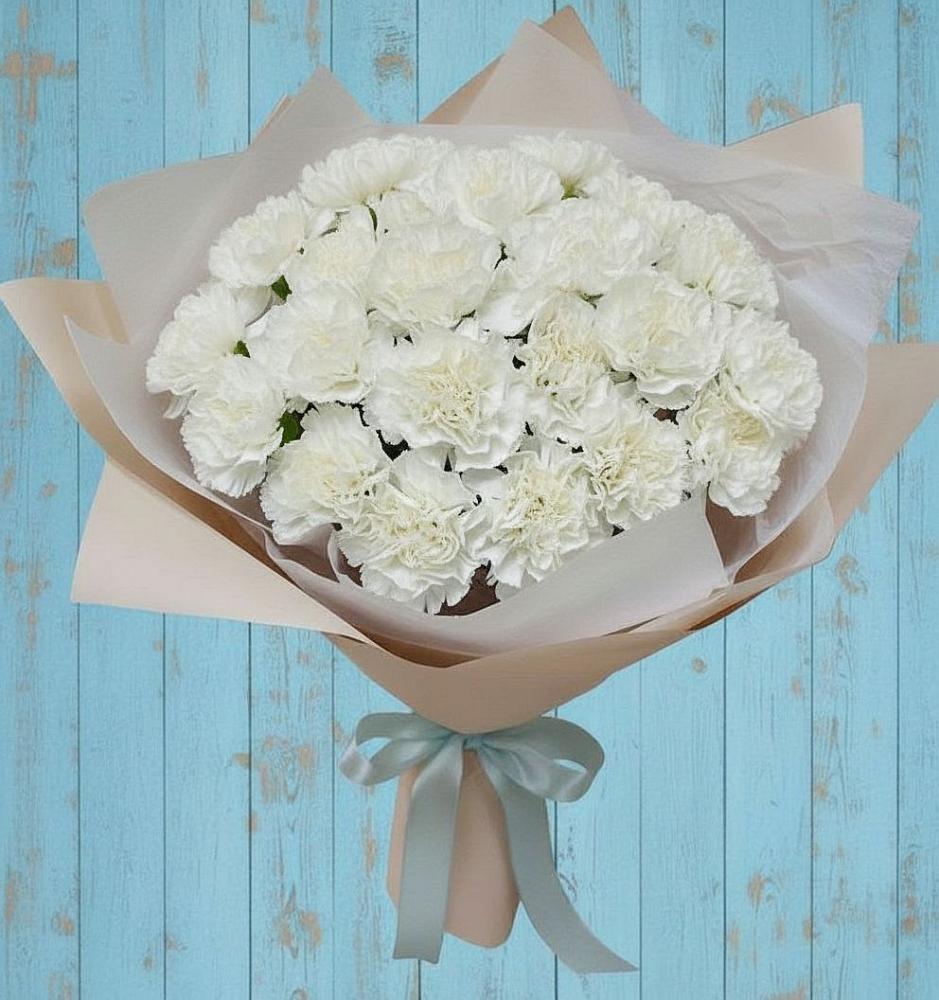 Букет цветов из: Гвоздики в Апатитах