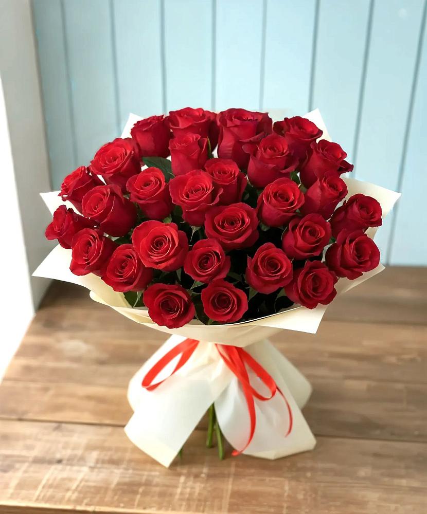 Букет 29 Красных роз в Апатитах