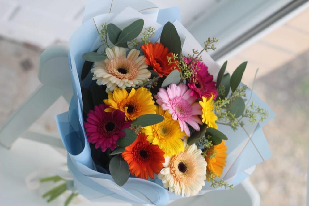 Букет цветов из: Герберы в Апатитах