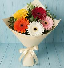 Букет цветов из:  Герберы в Апатитах