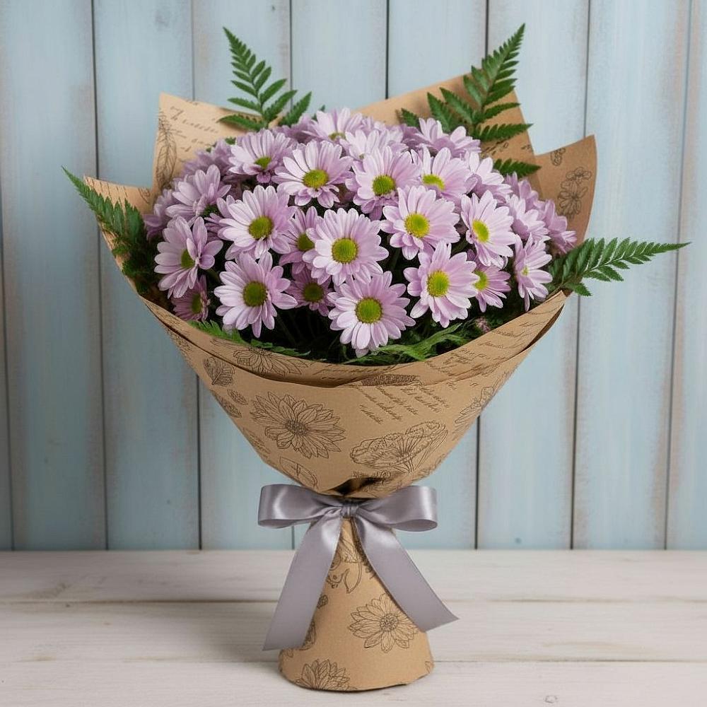 Букет цветов из: Хризантемы в Апатитах
