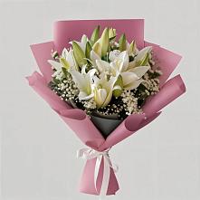 Букет цветов из:  Лилии в Апатитах
