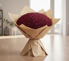 Букет 101 Красная роза в Апатитах