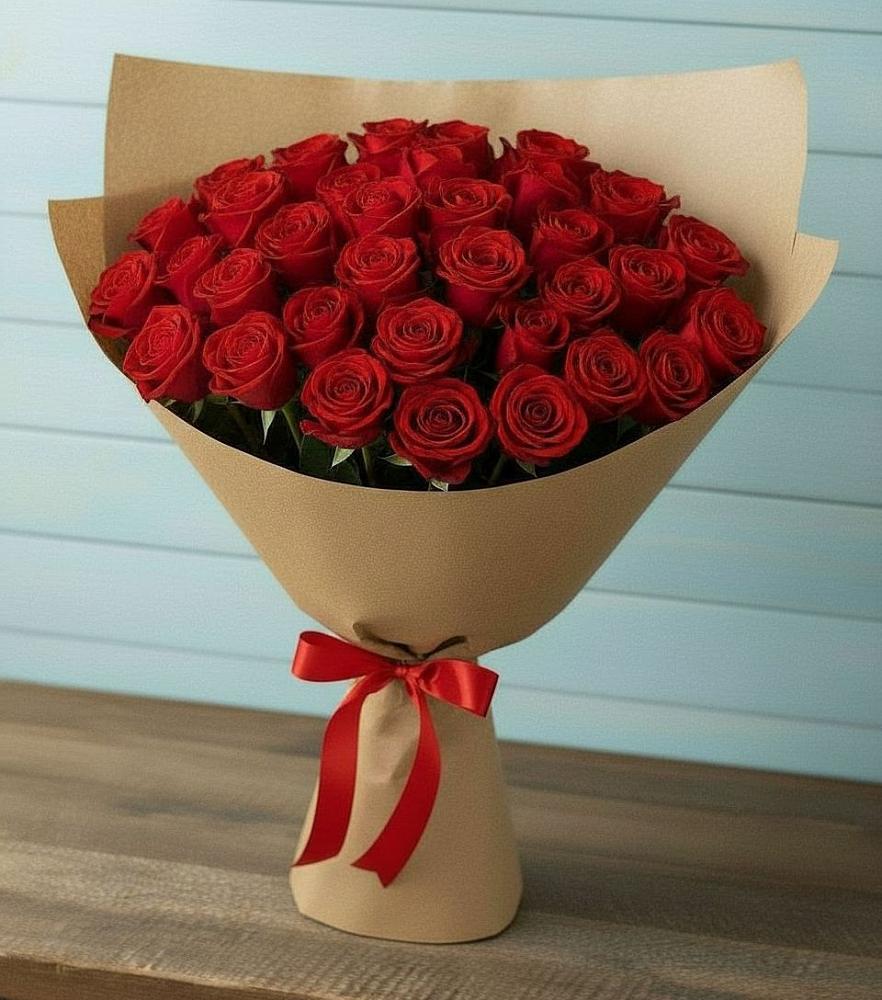 Букет Красные розы Милано в Апатитах