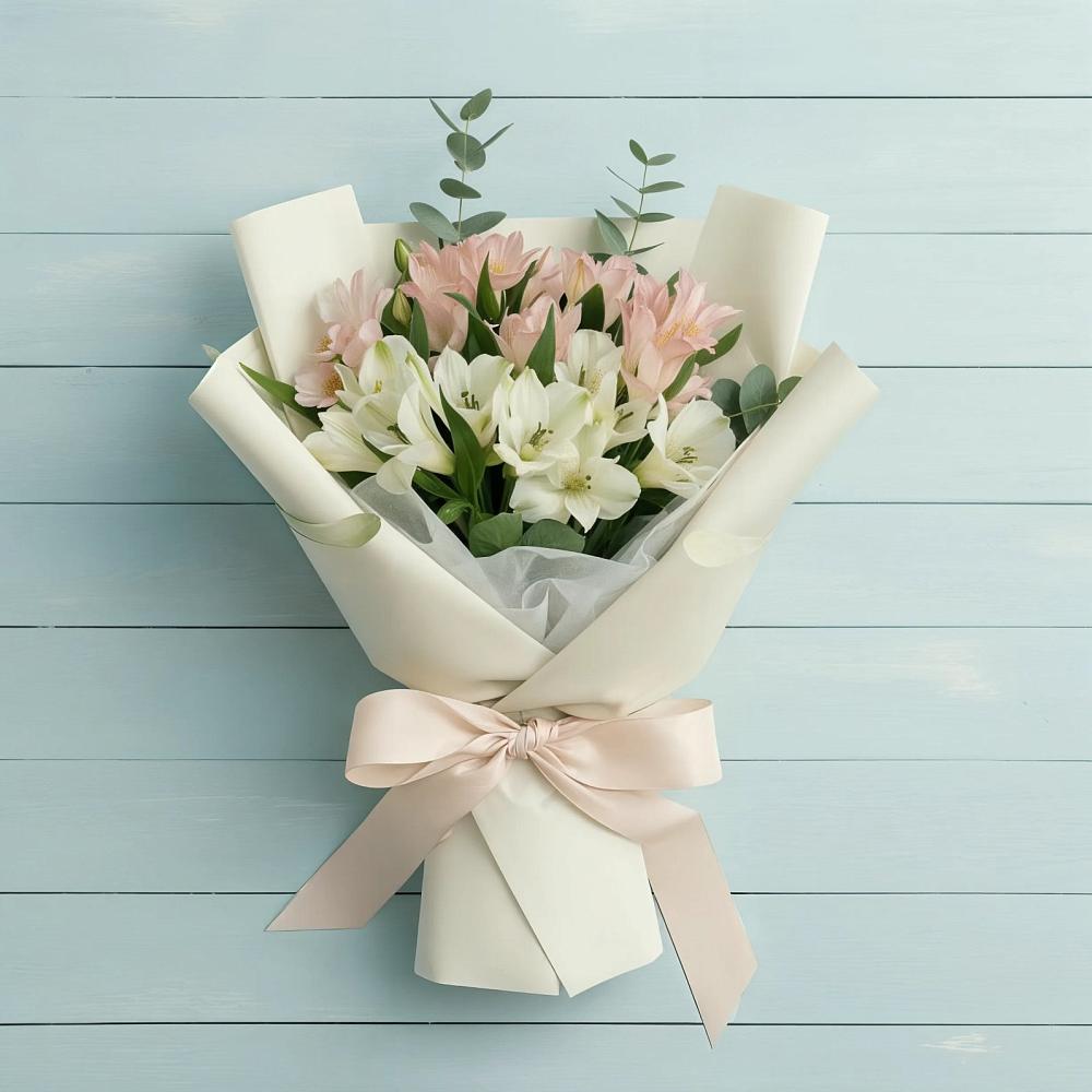 Букет цветов из: Альстромерии в Апатитах